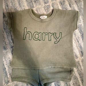 Cat & Jack Harry Short Set 3-6M